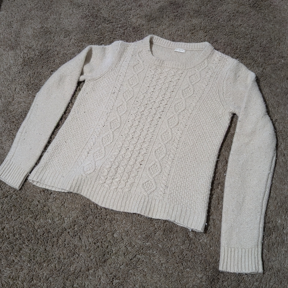 J. Crew Sweater Cream
